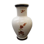 Ancien vase asiatique cramique blanche