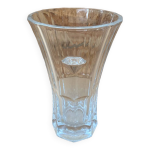 Ancien vase cristal d arques avec diamant made in france vintage