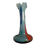 Ancien vase en pâte de verre soufflé bouche de la verrerie de clairey (88) Ancien vase en pâte de verre soufflé bouche de la verrerie de clairey (88)