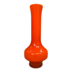 Ancien vase soliflore murano verre multicouche orange & blanc vintage Ancien vase soliflore murano verre multicouche orange & blanc vintage