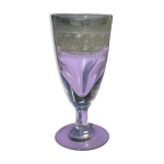 Ancien verre  absinthe grav