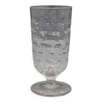 Ancien verre en cristal baccarat decor pastille bistrot absinthe