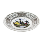 Ancienne assiette gien proverbe