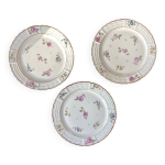Anciennes assiettes porcelaine limoges a. lanternier
