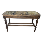 Ancienne banquette de piano en noyer Ancienne banquette de piano en noyer