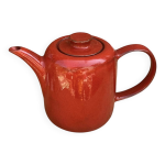 Ancienne cafetire melitta ceracron cramique vernisse rouge
