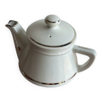 Ancienne cafeti�re porcelaine � feu estampill�e