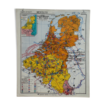 Ancienne carte scolaire  bnlux  n59 hatier