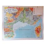 Ancienne carte scolaire n°108 midi - méditerranéen corse - varon colin Ancienne carte scolaire n°108 midi - méditerranéen corse - varon colin