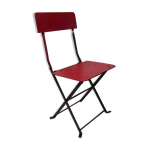 Ancienne chaise de bistrot pliante pour enfant