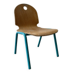 Ancienne chaise d'cole pour enfant