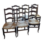 Ancienne chaise paille
