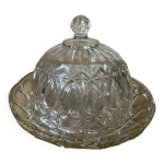 Ancienne cloche  fromage et son plat