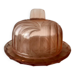 Ancienne cloche  fromage en verre