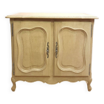 Ancienne commode 2 portes en chne arogomm,  peindre ou vernir.