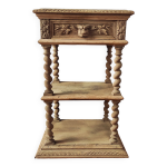 Ancienne console ch�ne massif style louis xiii