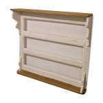 Ancienne �tag�re en pin blanchi