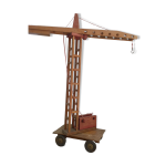 Ancienne grue en bois dejou