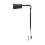 Ancienne lampe d'atelier mtal fixation pince - tau