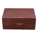 Ancienne malle de service militaire