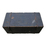 Ancienne malle de voyage en bois vintage