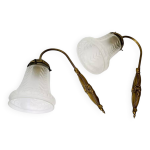 Ancienne paire d appliques murales art dco