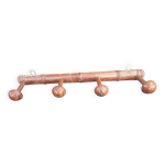 Ancienne patre en bois imitant le bambou