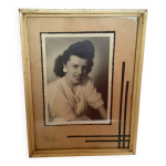 Ancienne photographie femme aux bijoux Ancienne photographie femme aux bijoux