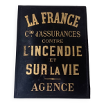 Ancienne plaque publicitaire