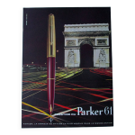Ancienne publicit stylo parker 61