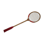Ancienne raquette de squash en bois dynamic modle red arrow