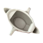 Ancienne saucière porcelaine avec séparateur gras / maigre Ancienne saucière porcelaine avec séparateur gras / maigre