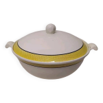 Ancienne soupire avec couvercle salin france vintage