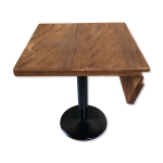 Ancienne table de bistrot pied fonte noir Ancienne table de bistrot pied fonte noir