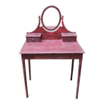 Ancienne table coiffeuse en bois