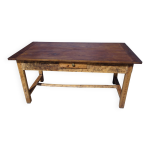 Ancienne table de ferme en ch�ne massif