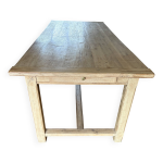 Ancienne table de ferme en chne massif