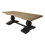 Ancienne table de monastre en chne massif assemblage  queue - d'aronde xx