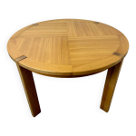 Ancienne table a rallonges en orme massif des années 70 / 80 design maison regain vintage Ancienne table a rallonges en orme massif des années 70 / 80 design maison regain vintage