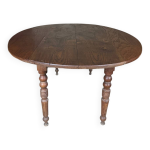 Ancienne table � volets ovale
