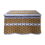 Ancienne travailleuse boite couture rotin tresse Ancienne travailleuse boite couture rotin tresse