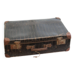 Ancienne valise en carton