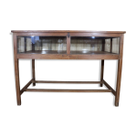 Ancienne vitrine / pr�sentoir de magasin en pin