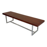 Ancienne et xxl table basse design italien année 70 placage palissandre Ancienne et xxl table basse design italien année 70 placage palissandre