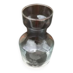 Anne 1970 carafe verre transparent dcor floral