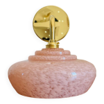 Applique, baladeuse ou suspension en verre de clichy vintage