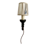 Applique fer forg, cabie tissu neuf, abat - jour miroir