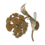 Applique fleur en m�tal �cru