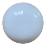 Applique murale opaline plafonnier ancien demi sph�rique demi lune 25 cm