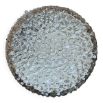 Applique murale ou plafonnier en verre holophane hublot 1970 1980 seventies